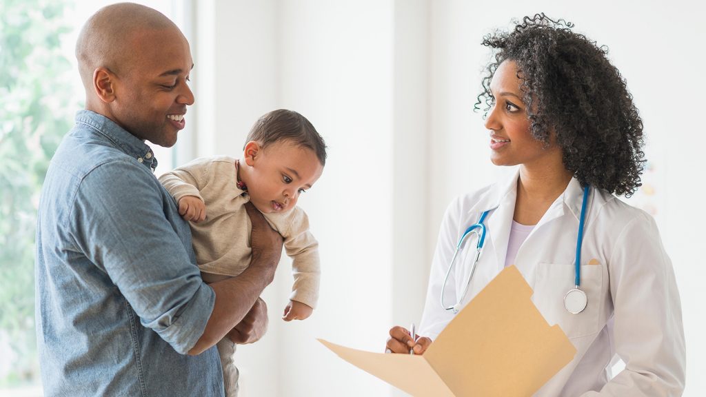 Normalize Dads Bringing Kids to Doctors' Appointments